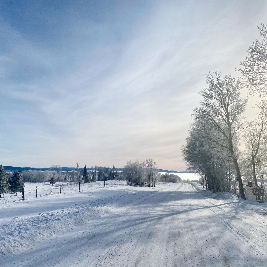 Long Lake Road in Knutsford, BC Canada